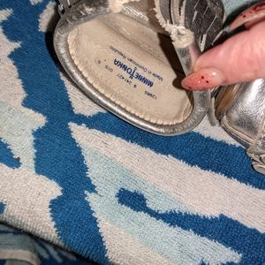 Minnetonka gold Fringe booties!